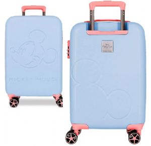 MALETA-CABINA-ABS-55-CM-4-RUEDAS-MICKEY-AZUL-36X55X20-CM