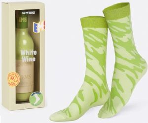 CALCETINES-ADULTO-ALGODON-TALLA-UNICA-UNISEX-WINE-WHITE