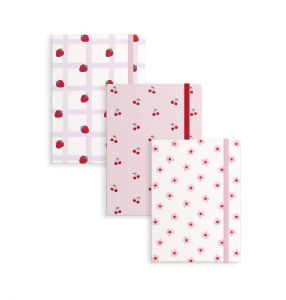 LIBRETA-CON-GOMA-COQUETTE-3-SURTIDAS-10,5X1,5X14,5-CM