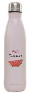 BOTELLA-ACERO-INOXIDABLE-500-ML-SANDIA BOTELLA-ACERO-INOXIDABLE-500-ML-SANDIA