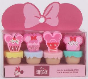 SUBRAYADORES-MINNIE-MOUSE-13X11,5X3,2-CM-SURTIDOS SUBRAYADORES-MINNIE-MOUSE-13X11,5X3,2-CM-SURTIDOS