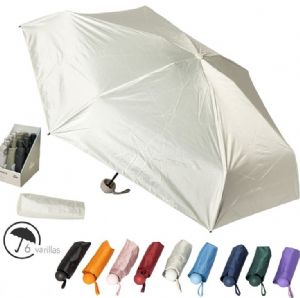 PARAGUAS-MINI-PLEGABLE-AUTOMATICO-6-VARILLAS-COLORES-SURTIDOS PARAGUAS-MINI-PLEGABLE-AUTOMATICO-6-VARILLAS-COLORES-SURTIDOS