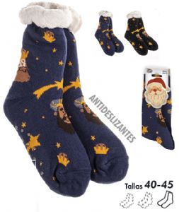 CALCETINES-NAVIDAD-BORREGUITO-ANTIDESLIZANTE-TALLA-40-45 CALCETINES-NAVIDAD-BORREGUITO-ANTIDESLIZANTE-TALLA-40-45