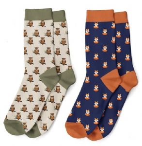 CALCETINES-SURTIDOS-TALLA-UNICA-42-47-BUHO-ZORRO