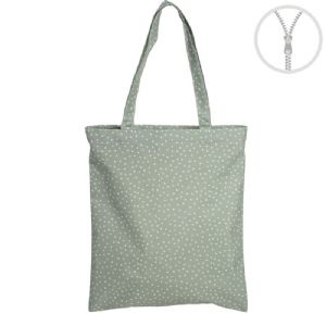BOLSA CON CREMALLERA 36X0,5X41 CM WATERPROOF TOPO VERDE