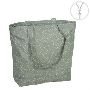 BOLSA CON CREMALLERA 51,5X13X43 CM WATERPROOF TOPO VERDE