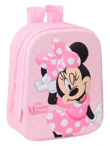MOCHILA-GUARDERIA-3D-DISNEY-27X22X10-CM-MINNIE-MOUSE MOCHILA-GUARDERIA-3D-DISNEY-27X22X10-CM-MINNIE-MOUSE