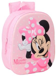 MOCHILA-3D-DISNEY-33X27X10-CM-MINNIE-MOUSE MOCHILA-3D-DISNEY-33X27X10-CM-MINNIE-MOUSE