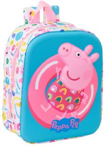 MOCHILA-GUARDERIA-3D-DISNEY-27X22X10-CM-PEPPA-PIG