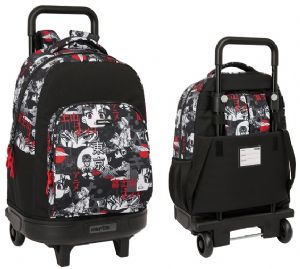 MOCHILA-GDE-C-RUEDAS-EXTRAIBLE-SAFTA-MANGA-ROJO MOCHILA-GDE-C-RUEDAS-EXTRAIBLE-SAFTA-MANGA-ROJO