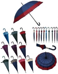PARAGUAS-LARGO-68-CM-BICOLOR-SURTIDOS-REF-1251043
