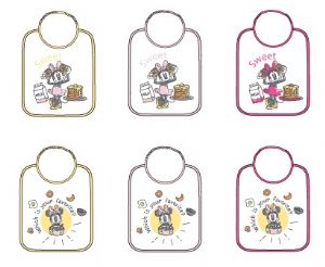 PACK-6-BABEROS-MINNIE-27X22,5-CM-REF--HY00177