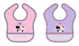 PACK-2-BABEROS-36X23,5-CM-MINNIE-MOUSE-COLORES-SURTIDOS PACK-2-BABEROS-36X23,5-CM-MINNIE-MOUSE-COLORES-SURTIDOS