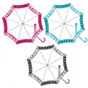 PRIVATA-PARAGUAS-BASTON-TRANSPARENTE-CON-BORDE-COLORES-SURTIDOS