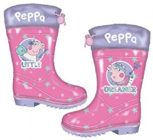 BOTAS-PVC-TEXTIL-TALLA-22-30-CIERRE-TEXTIL-PEPPA-PIG BOTAS-PVC-TEXTIL-TALLA-22-30-CIERRE-TEXTIL-PEPPA-PIG