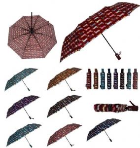 PARAGUAS-PLEGABLE-AUTOM-ESTAMPADO-TECKEL-COLORES-SURTIDOS-REF-1226036