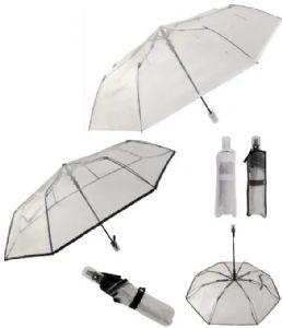 PARAGUAS-PLEGABLE-55-CM-TRANSPARENTE-SURTIDOS PARAGUAS-PLEGABLE-55-CM-TRANSPARENTE-SURTIDOS