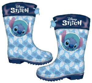BOTAS-PVC-TEXTIL-TALLA-24-32-CIERRE-TEXTIL-STITCH-AZUL BOTAS-PVC-TEXTIL-TALLA-24-32-CIERRE-TEXTIL-STITCH-AZUL
