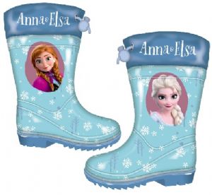 BOTAS-PVC-TEXTIL-TALLA-24-32-CIERRE-TEXTIL-FROZEN BOTAS-PVC-TEXTIL-TALLA-24-32-CIERRE-TEXTIL-FROZEN