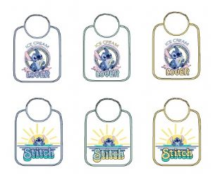 PACK-6-BABEROS-27X22,5-CM-LILO-y-STITCH-REF-YE09002