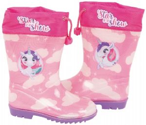 BOTAS-PVC-TEXTIL-TALLA-22-30-CIERRE-TEXTIL-UNICORNIO BOTAS-PVC-TEXTIL-TALLA-22-30-CIERRE-TEXTIL-UNICORNIO