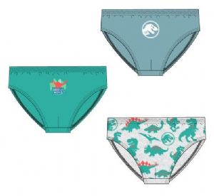SLIPS-ALGODON-PACK-3-UNID-TALLA-2-8-ANYOS-JURASSIC-WORLD SLIPS-ALGODON-PACK-3-UNID-TALLA-2-8-ANYOS-JURASSIC-WORLD