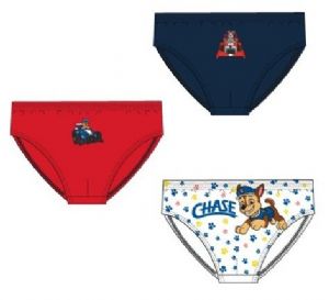 CAJA 3 SLIPS TALLA 2/8 A�OS COLORES SURTIDOS PATRULLA CANINA