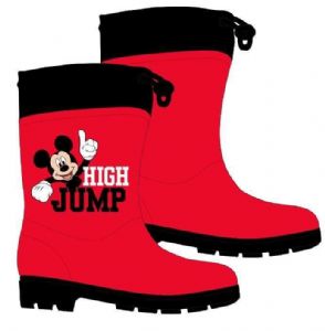 BOTA-DE-AGUA-NINYO-ROJA-Y-NEGRA-TALLA-23-32-MICKEY-MOUSE BOTA-DE-AGUA-NINYO-ROJA-Y-NEGRA-TALLA-23-32-MICKEY-MOUSE