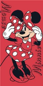 TOALLA 100% ALGODN 140X87 CM 300 G MINNIE MOUSE