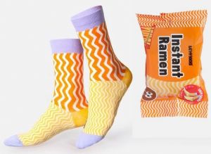 CALCETINES-ADULTO-ALGODON-TALLA-UNICA-UNISEX-RAMEN-CHICKEN