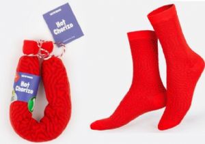 CALCETINES ADULTO ALGODN TALLA UNICA UNISEX HOT CHORIZO