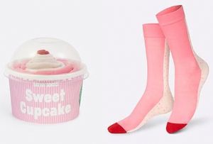 CALCETINES ADULTO ALGODN TALLA UNICA UNISEX STRAWBERRY CUPCAKE