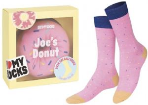 CALCETINES-ADULTO-ALGODON-TALLA-UNICA-UNISEX-JOE-DONUTS-STRABERRY CALCETINES-ADULTO-ALGODON-TALLA-UNICA-UNISEX-JOE-DONUTS-STRABERRY