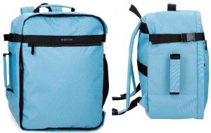 MOCHILA ADAPT VIAJE CABINA 40X30X20 CM POLIESTER AZUL