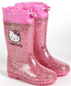 BOTAS-LLUVIA-INTANTIL-PVC-AJUSTABLES-TALLA-25-32-HELLO-KITTY BOTAS-LLUVIA-INTANTIL-PVC-AJUSTABLES-TALLA-25-32-HELLO-KITTY