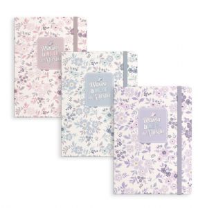 LIBRETA-CON-GOMA-SURTIDAS-MAMA-13X1,5X19-CM LIBRETA-CON-GOMA-SURTIDAS-MAMA-13X1,5X19-CM