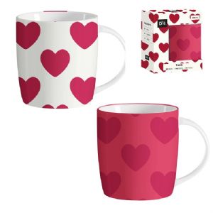 TAZA SURTIDA AMOR 350 ML 8X8X10 CM