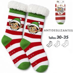 CALCETINES-ANTIDESLIZANTE-NAVIDAD-BORREGUITO-NINYO-ELFO