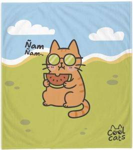 TOALLA-DOBLE-COOL-CATS-160X180-CM-SURTIDAS