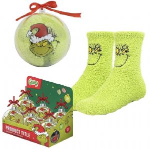 CALCETIN-ANTIDESLIZANTE-BOLA-DE-NAVIDAD-THE-GRINCH-TALLA-UNICA-38-45