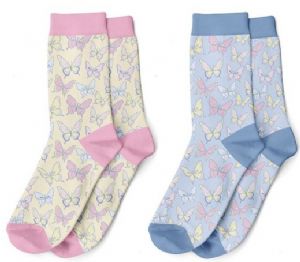 CALCETINES-TALLA-UNICA-35-42-MARIPOSAS-SURTIDOS
