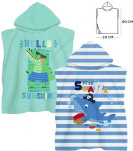 PONCHO-MICROFIBRA-INFANTIL-T.UNICA-3-A-7-ANYOS-NINYO-2-COLORES-60X60-CM