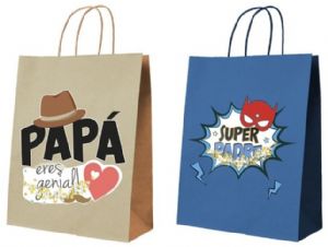 BOLSA-DE-PAPEL-REGALO-26X32X10-CM-FRASE-PAPA-SURTIDA BOLSA-DE-PAPEL-REGALO-26X32X10-CM-FRASE-PAPA-SURTIDA