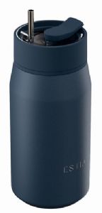 BOTELLA-TERMO-24-H-FRIO-12-H-CALIENTE-360-ML-AZUL-MARINO-ACERO-INOX-ALTA-CALIDAD