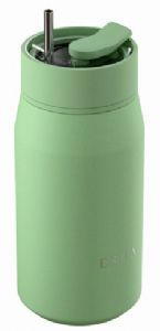 BOTELLA-TERMO-24-H-FRIO-12-H-CALIENTE-360-ML-VERDE-ACERO-INOX-ALTA-CALIDAD