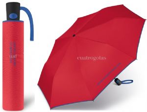 BENETTON PARAGUAS AUTOMATICO ANTIVIENTO 28 CM DIAMETRO 95 CM ROJO