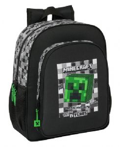 MOCHILA-JUNIOR-ADAPT.CARRO-MINECRAFT-32X12X38-CM