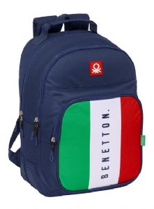 MOCHILA-DOBLE-ADAPT.CARRO-BENETTON-FLAG-32X42X15-CM