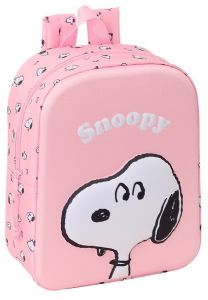 MOCHILA-GUARDERIA-3D-DISNEY-27X22X10-CM-SNOOPY