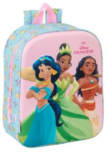 MOCHILA-GUARDERIA-3D-DISNEY-27X22X10-CM-PRINCESAS-DISNEY